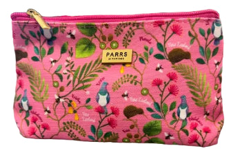 Parrs Cosmetic Bag Flowers Pink