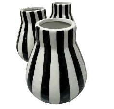 Neutral Stripe Planter