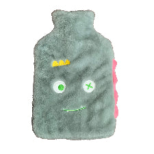 Health + Sure Hot Water Bottle with Cover Green Monster
