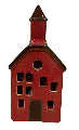 Tealight Red Single Church