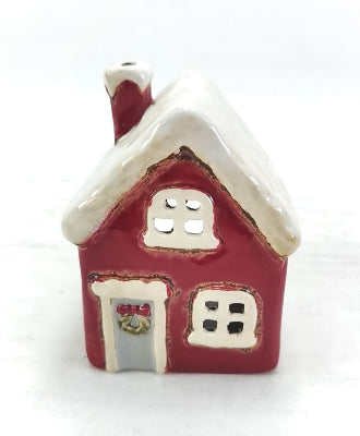 Xmas Red Cottage Tealight