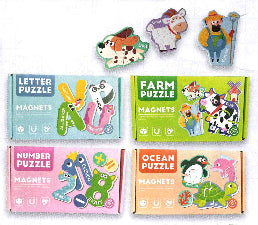 Magnetic Puzzle Letters