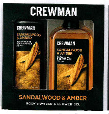 Crewman Sandalwood & Amber Gift Set 2pc