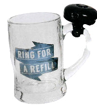 Beer Glass with Bell Ring for a Refill
