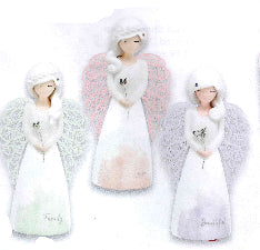 Angel Figurine Beautiful Purple 125mm
