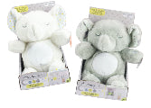 Baby Night Light & Lullaby Soother Grey Elephant