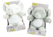 Baby Night Light & Lullaby Soother White Elephant