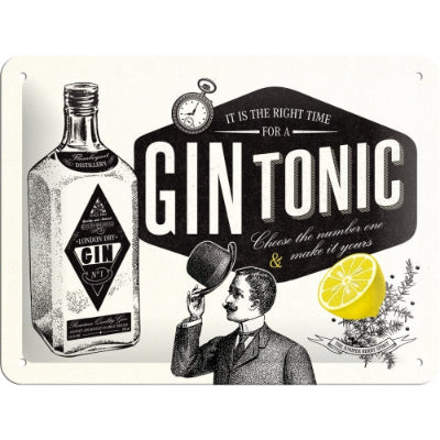 Tin Sign Gin Tonic