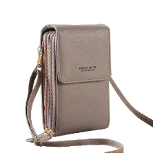 Zoes Crossbody Bag/Wallet Grey