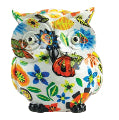 Figurine Owl Asst Colours
