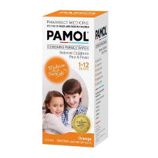 Pamol All Ages Orange Colour Free 200ml