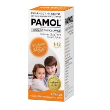 Pamol All Ages Orange Colour Free 100ml