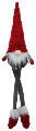 Christmas Gonk - Hanging Legs Cloth