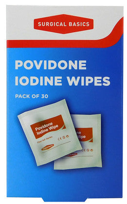 SB Povidone Iodine Wipes 30pk