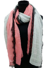 Black Lace Edge Scarf