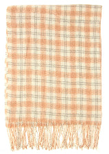 Pink Check Scarf