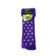 Comfort Socks Star Tread Purple