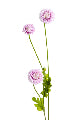 Artificial Pompom Spray Lilac