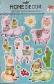 Wall Deco Llamas