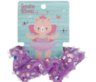 Twinkle & Twirl Scrunchie Purple Sequin