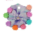 Twinkle & Twirl Mini Flower Claws Clips Multi 8pc
