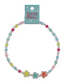 Twinkle & Twirl Flower Necklace Rainbow