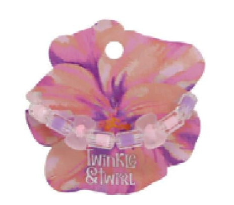 Twinkle & Twirl Butterfly Bracelet Pink/Purple