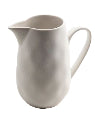 Mica Stoneware  Jug White