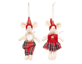 Master & Miss Scott Mouse Red Set 2