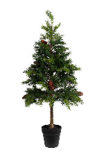 Pine Potted Tree with Led Lights 90cm