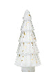 Gold Splatter Glass Xmas Tree 31cm