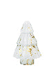 Gold Splatter Glass Xmas Tree 15cm