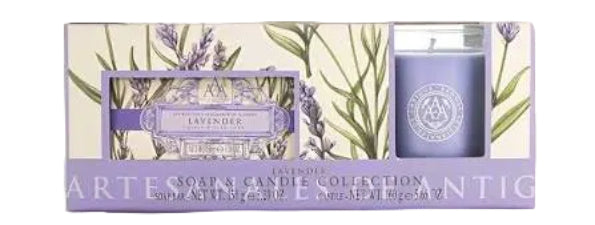 AAA Soap & Candle Set Lavender