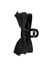 Adorn by Mae 41-2435 Claw Grip Extra Large Bow Black