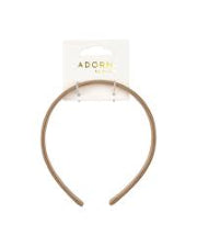 Adorn by Mae Headband Matte Satin Gold 1.5cm