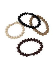Adorn by Mae 41-2224 Elastic Twists Black & Browns 4s