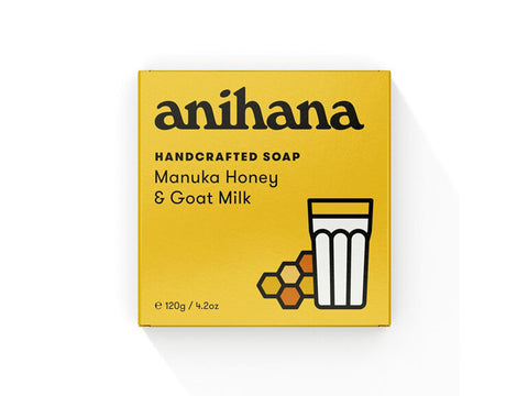 ANIHANA Soap Manuka Honey & Goat Milk 120g