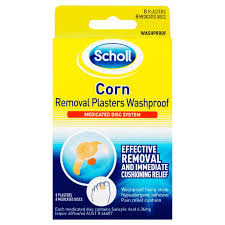 Scholl Corn Removal Plasters Waterproof 8pk