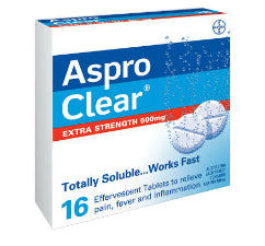 Aspro Clear Extra Strength 500mg 16tabs
