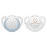 Nuk Star Silicone Soother 0-2m 2pk