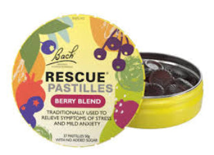 Bach Rescue Pastilles Berry Blend 50g