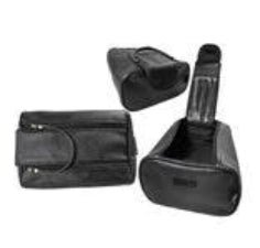 Men Plain Black Holdall