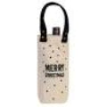 Merry Christmas Wine Bag w Handles