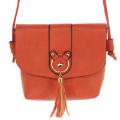 Orange Ring & Tassle Bag
