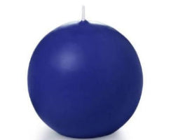Ball Candle Blue 100mm