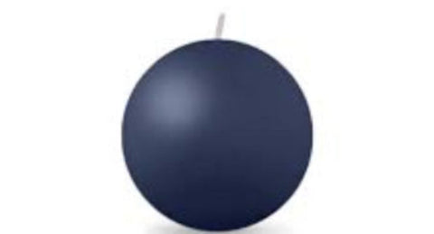 Ball Candle Navy 80mm