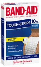 Bandaid Tough Strips Waterproof X/Large 10