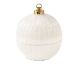 Blackmilk Xmas Bauble Candle White Christmas 200g