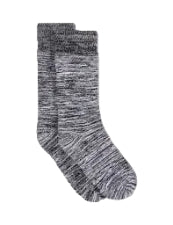 Boody Women Chunky Bed Sock Black Marl