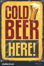 Tin Sign - Cold Beer